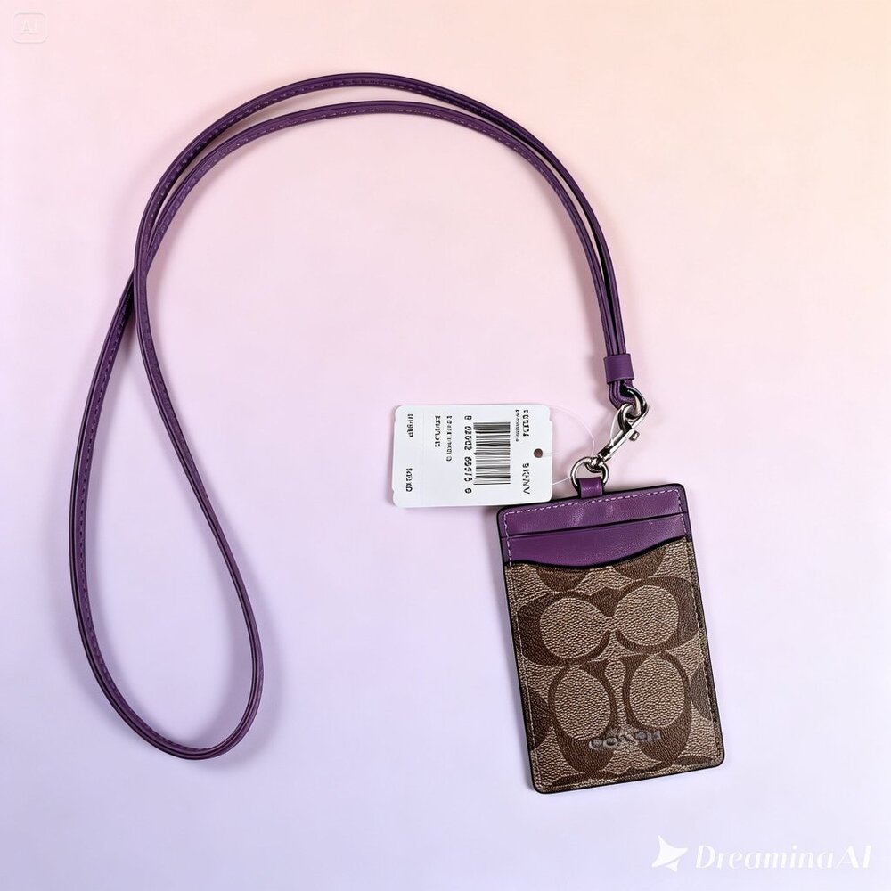 NWT Coach Lanyard ID Badge Holder – Sleek, Functional & Stylish - Picture 5 of 7